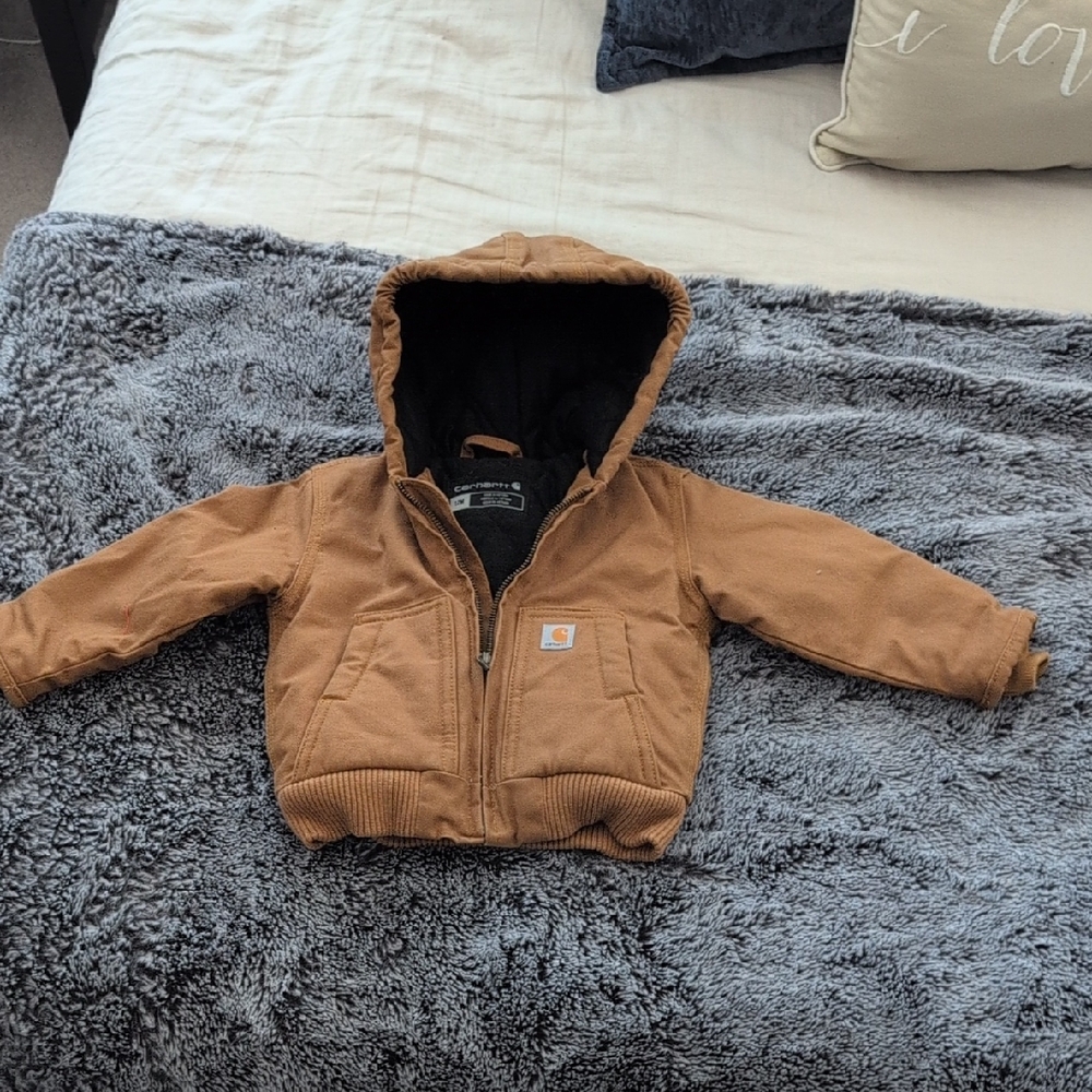 Carhartt Tan Hooded Jacket